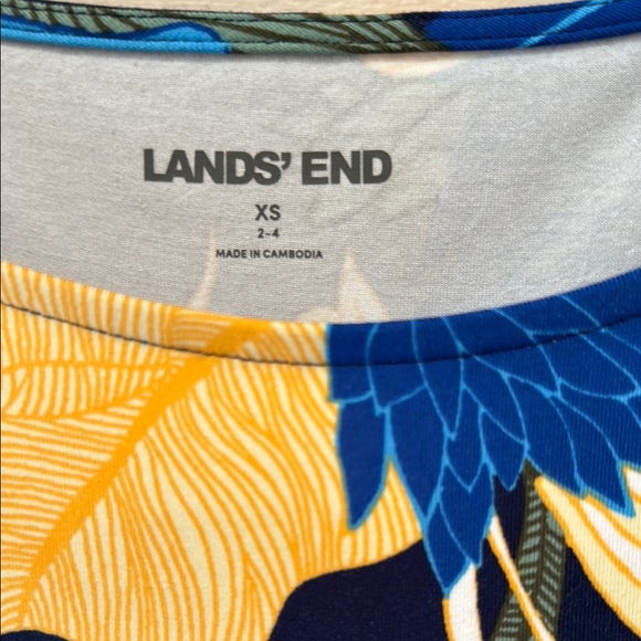 NEW Lands' End Women's Cotton Modal Sleeveless Tie Waist Maxi Dress - Picture 4 of 13